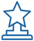 trophy with a star shape
